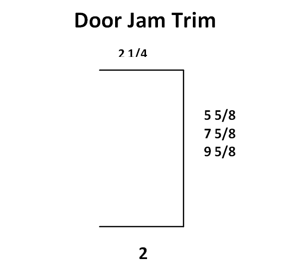 Exposed - Door Jam Trim
