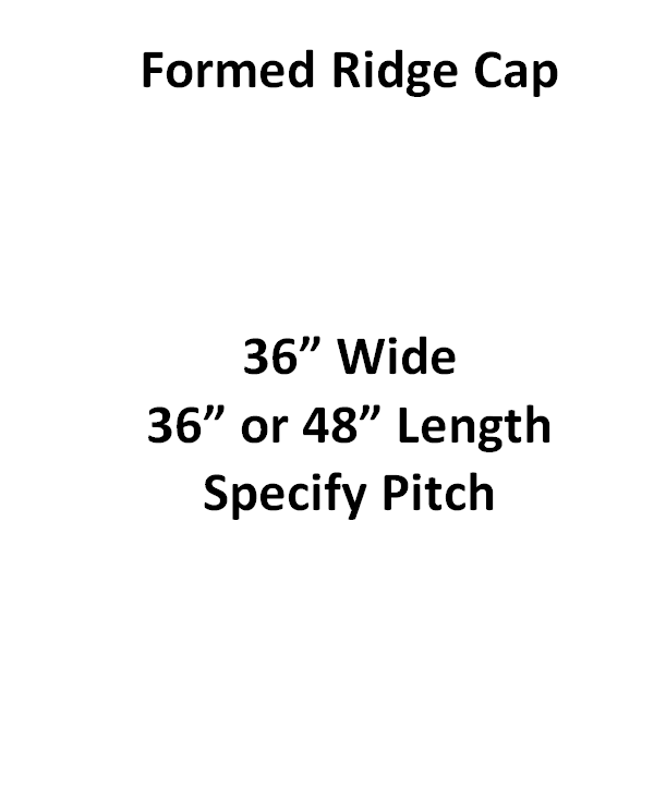 Commercial - Formed Ridge Cap – North American Metals Inc.